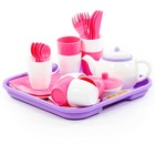 Набор детской посуды «Алиса», с подносом на 4 персоны, 35 элементов - фото 9894049