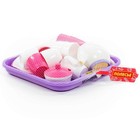 Набор детской посуды «Алиса», с подносом на 4 персоны, 35 элементов - Фото 3