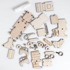 Конструктор деревянный 3д модель «Мусоровоз», 37 деталей, 15×5.5×6 см - Фото 4