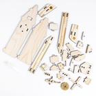 Конструктор деревянный 3д модель «Военный корабль», 32 детали - Фото 4