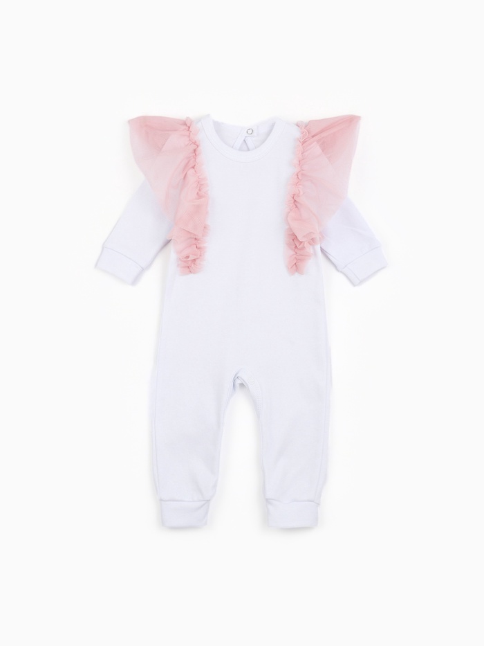 Комбинезон «Крошка Я» Cute, рост 68-74 см, белый - Фото 1