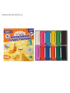 Пластилин мягкий (восковой) Calligrata, 12 цветов, 180 г, МИКС - Фото 4