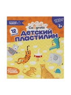 Пластилин мягкий (восковой) Calligrata, 12 цветов, 180 г, МИКС - Фото 8