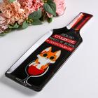 Блюдо сервировочное «Люблю сладкое», в форме бутылки, 11.3×34.5 см - Фото 2