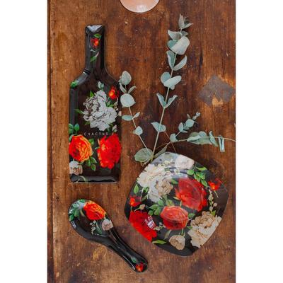 Блюдо сервировочное «Счастье», в форме бутылки, 11.3×34.5 см