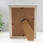 Фоторамка 13×18 см «Серебряная патина на белом», пластик, 21×16 см - фото 24516957