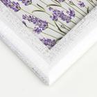 Фоторамка 13×18 см «Серебряная патина на белом», пластик, 21×16 см - фото 24516958