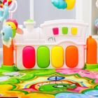 УЦЕНКА Развивающий музыкальный коврик «Сказочные малыши», пианино, 5 игрушек, размер 85×85 см - Фото 4