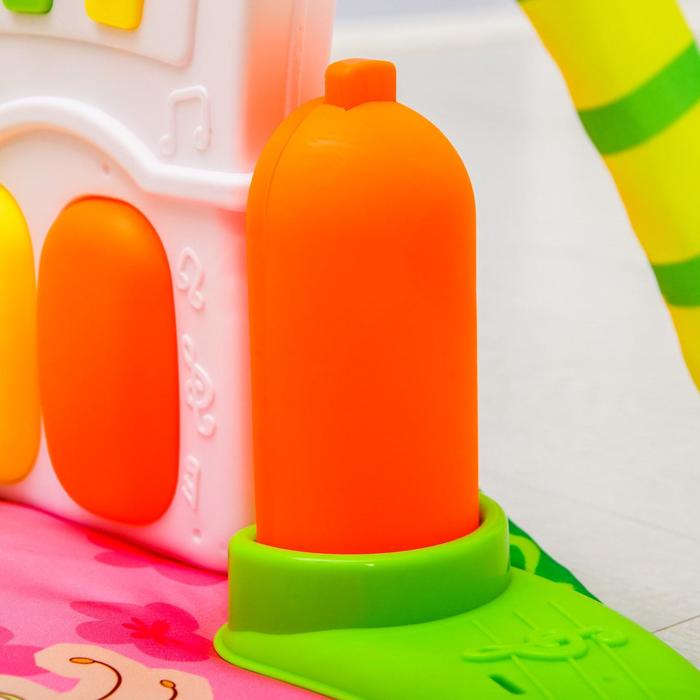 Развивающий коврик «Сказочные малыши», с пианино, р -р 85х85х0,5 см. 48038