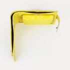 Кошелёк женский на кнопке, цвет жёлтый - фото 21133617