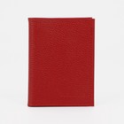 Обложка для автодокументов и паспорта, цвет красный - фото 295001210