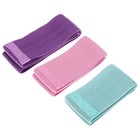 Набор фитнес-резинок ONLITOP: light, medium, heavy - Фото 3