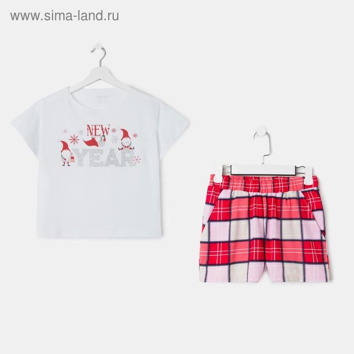 Пижама женская KAFTAN "New year" размер 40-42 - Фото 1