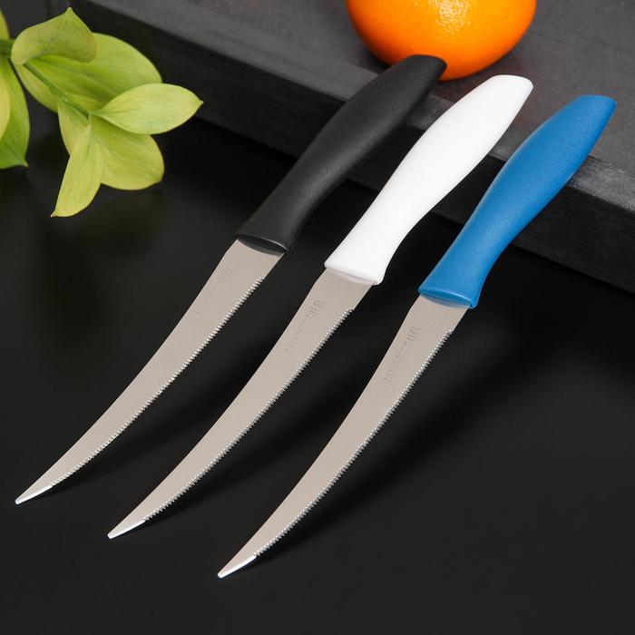 Нож кухонный для цитрусовых «Ария», лезвие 12 см, цвет МИКС - фото 1908606129
