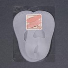 Носочки для педикюра, силиконовые, с лямкой, 18 × 9 см, размер L, цвет белый - Фото 6