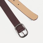 Ремень женский, ширина - 2,8 см, пряжка металл, цвет коричневый 5140364