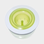 Ёмкость для масла, d=10 см, с кисточкой, стекло, белая - Фото 3