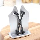 Точилка для ножей Stiebel, 12×8×16.5 см, нержавеющая сталь - Фото 2