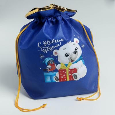 Мешочек подарочный «Новогодний подарок», 28×28 см ± 1.5 см