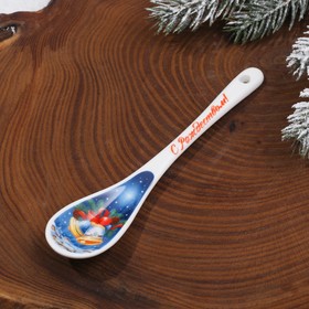 Ложка сувенирная «Колокольчик», 2.5 х 12.5 см, керамика