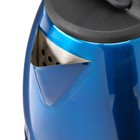 Чайник электрический Luazon LSK-1804, металл, 1.8 л, 1500 Вт, синий - Фото 3