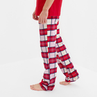 Пижама мужские KAFTAN "Bear", цвет красный, размер 56 - Фото 5