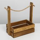 Набор кашпо 2 в 1 с шильдиком "Новогодний венок", 25х15х30, 21х12х23 см - Фото 3