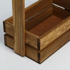 Набор кашпо 2 в 1 с шильдиком "Новогодний венок", 25х15х30, 21х12х23 см - Фото 5