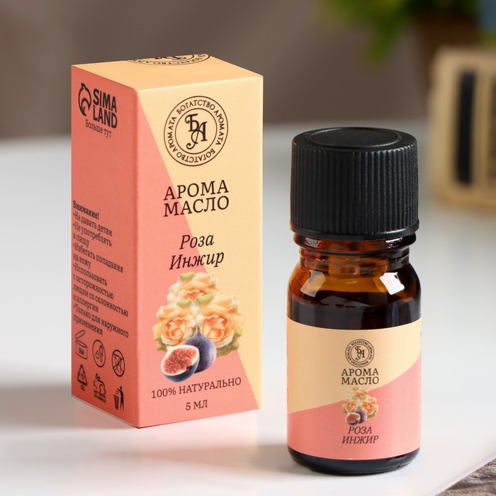 Эфирное масло «Роза и инжир», 5 мл, «Богатство Аромата» - Фото 1