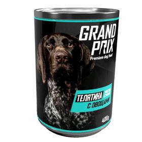 

Влажный корм GRAND PRIX для собак, нежное суфле телятина с овощами, 400 г