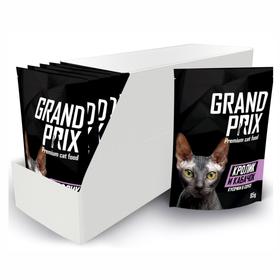 

Влажный корм GRAND PRIX для кошек, кусочки в соусе кролик и кабачок, 85 г