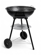 Барбекю с крышкой, на колёсах, d=44 см, h=65 см - Фото 1