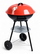 Барбекю с крышкой, на колёсах, d=44 см, h=65 см - Фото 8