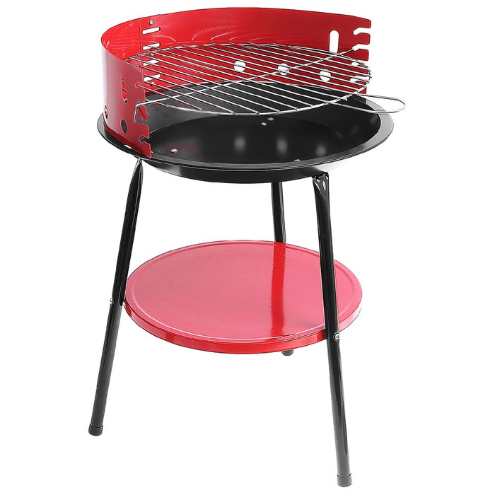 Гриль - барбекю, угольный, d=36 см, металл, уличный - Фото 1