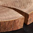 Спил-доска торцевой "Дубовый", 20-25 х 3 см - фото 25429855