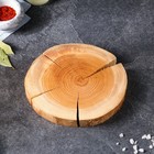 Спил-доска торцевой "Дубовый", 20-25 х 3 см - фото 25429856