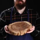 Спил-доска торцевой "Дубовый", 25-30 х 3 см - фото 25266312