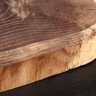 Спил-доска торцевой "Дубовый", 25-30 х 3 см - фото 25266315