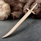 Сувенирное деревянное оружие "Сабля казака", 57 см, массив бука - Фото 1