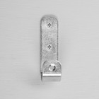 Крючок-прямой ТУНДРА, цинк, 1 шт. - фото 68048611