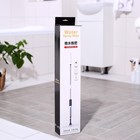 Швабра для мытья пола с распылителем и щёткой, насадка из микрофибры 41×14 см, стальной черенок 120 см, цвет голубой - фото 65983289