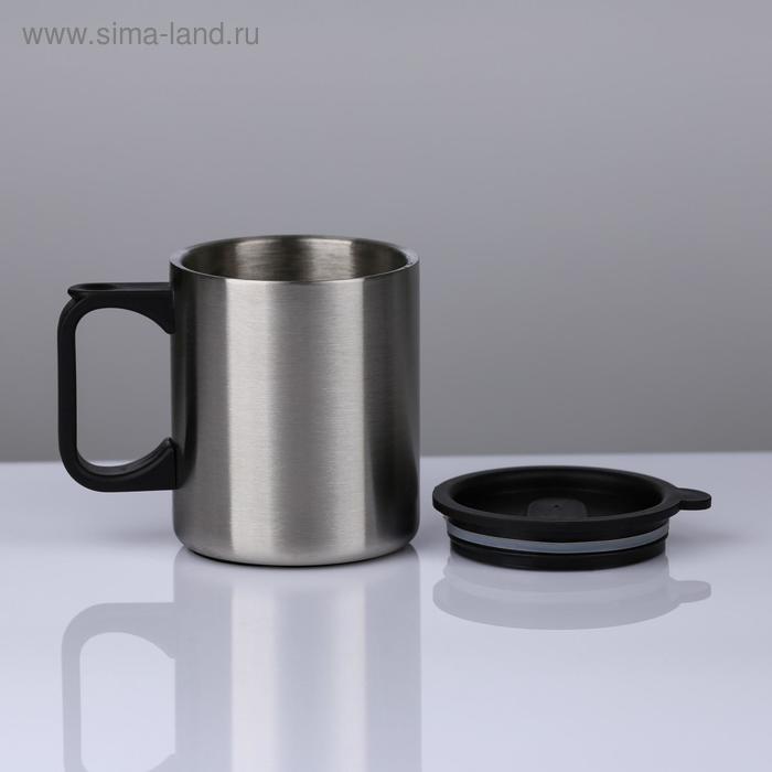 Термокружка Мастер К Travel, 380 мл, 10×7.8 с. сохраняет тепло 2 ч, нержавеющая сталь - Фото 1