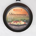 Сковорода Discovery, d=24 см, стеклянная крышка, съёмная ручка, антипригарное покрытие, цвет серый - Фото 9