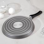 Сковорода блинная Discovery, d=22 см, антипригарное покрытие, серая - Фото 3