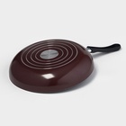 Сковорода «Эксперт», d=28 см, антипригарное покрытие, бордовая - Фото 3