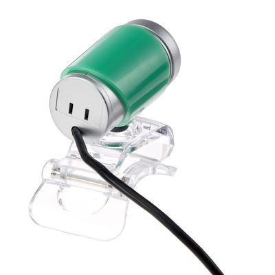 Веб-камера CBR CW 830M Green, 0.3 МП, 640х480, USB 2.0, микрофон, зеленая