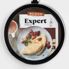 Сковорода блинная «Эксперт», d=22 см, пластиковая ручка, антипригарное покрытие, алюминий, бордовая - Фото 7