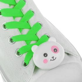 Шнурки световые «Мордочка», длина шнурка 120 см, 2 шт., цвета МИКС