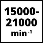 Реноватор Einhell TE-MG220/1E, 240 В, 220 Вт, 22000-42000 кол/мин, кейс 5395955 - Фото 6
