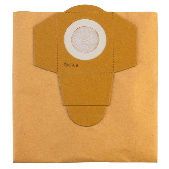 Мешок-пылесборник бумажный к строительным пылесосам Einhell 2351170, 30 л, 5 шт - Фото 1